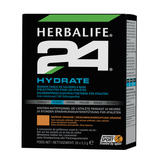 HERBALIFE - H24 Hydrate Orangegeschmack 20 x 5,3g
